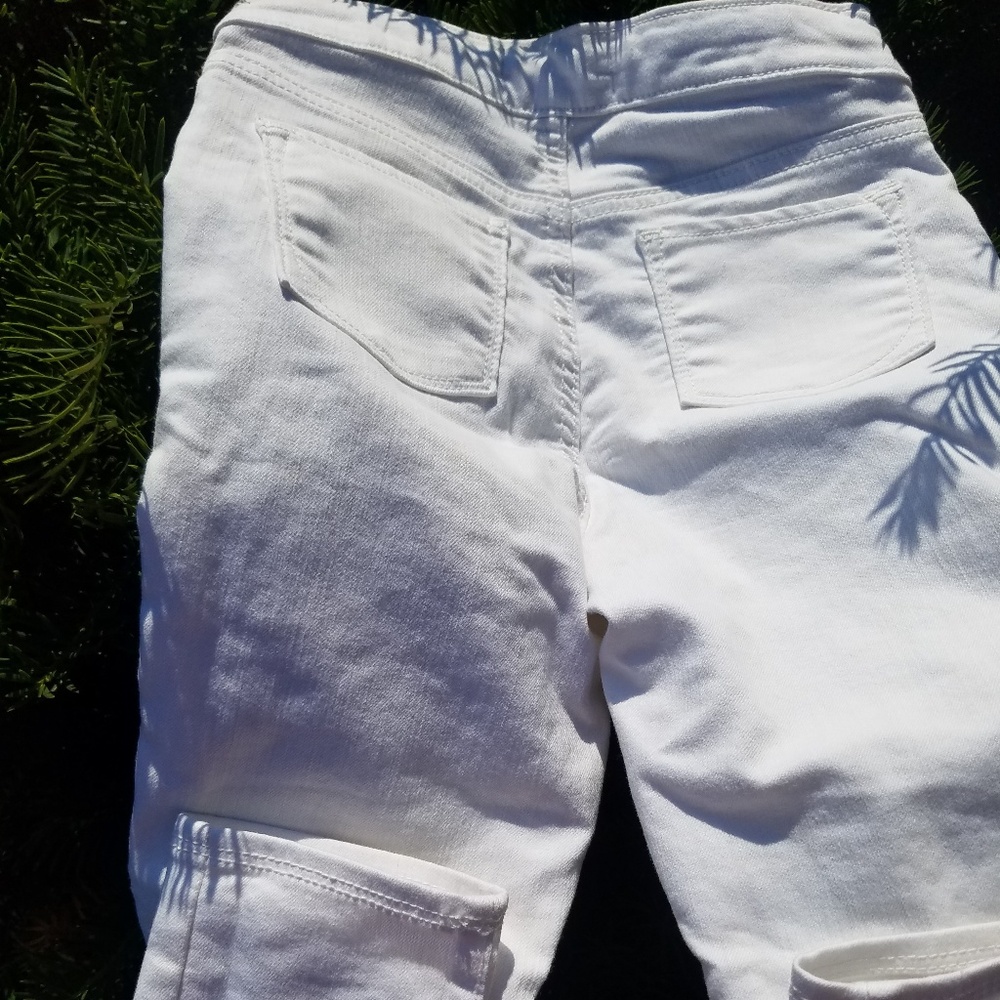 Girls White 10-12 Old Navy jeans